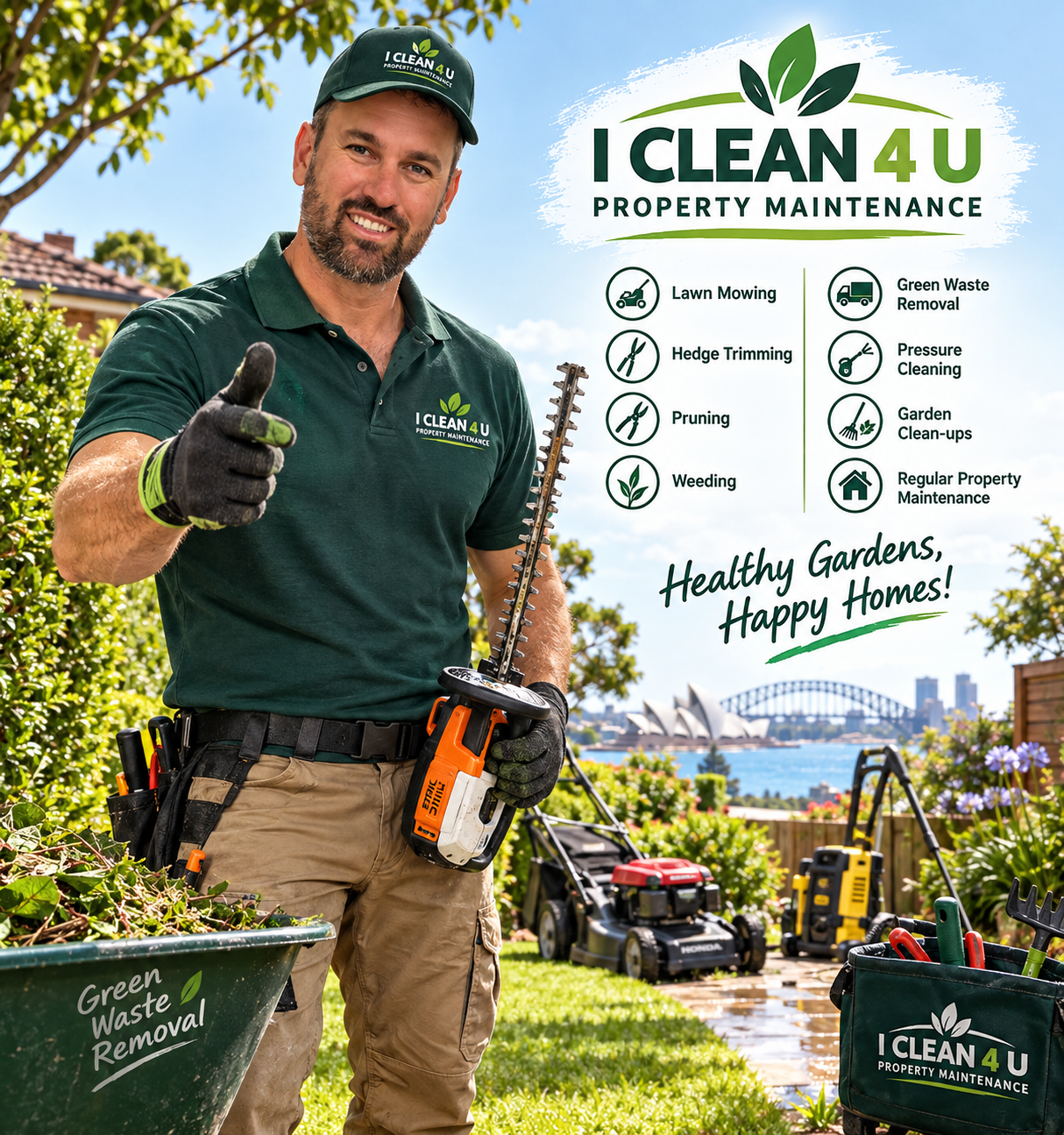 PROPERTY MAINTENANCE YOU CAN RELY ON Professional garden & outdoor property maintenance across Sydney.